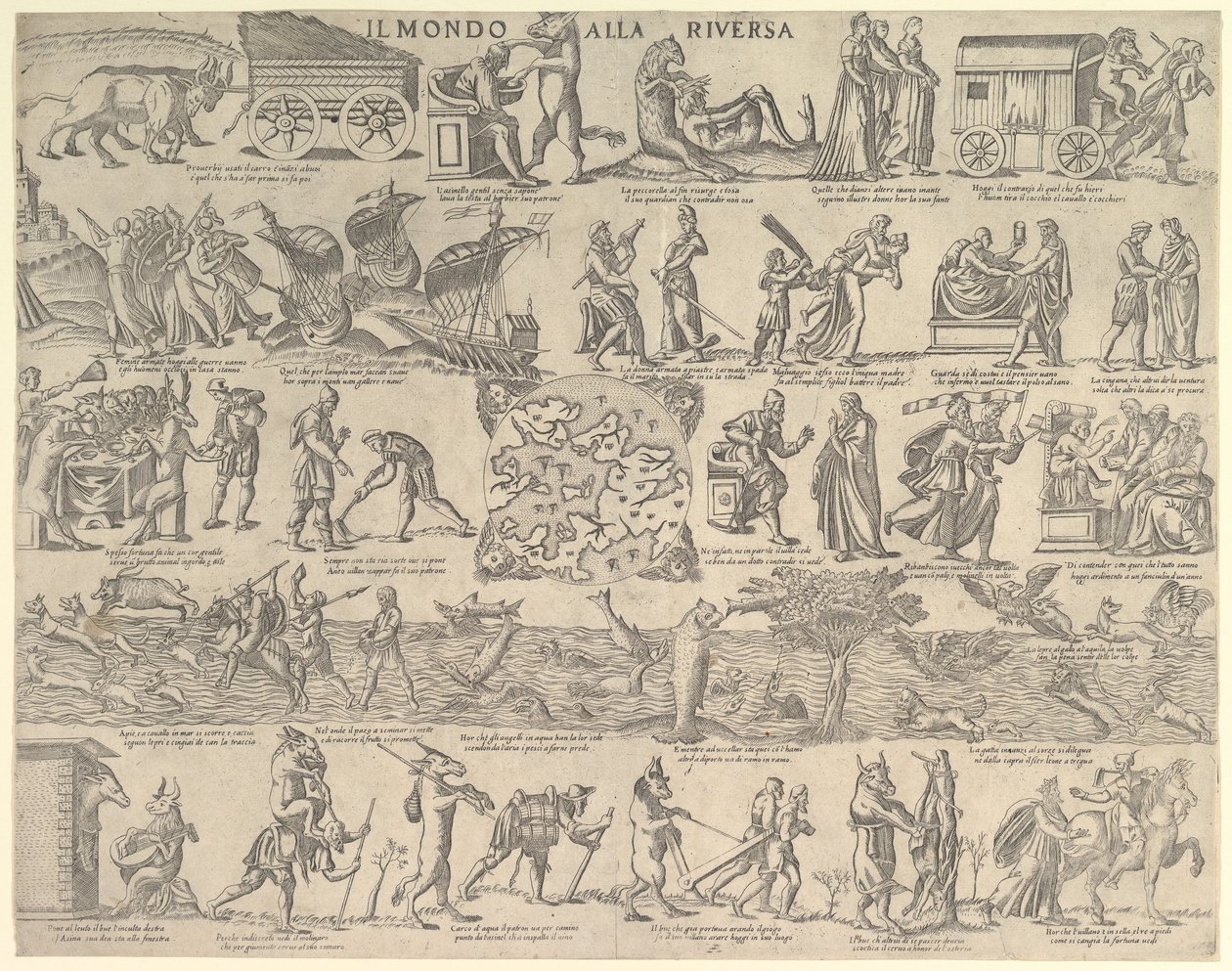 Dünya Tersine Döndü Dünya Tersine Döndü, 1552-79. by Nicolo Nelli