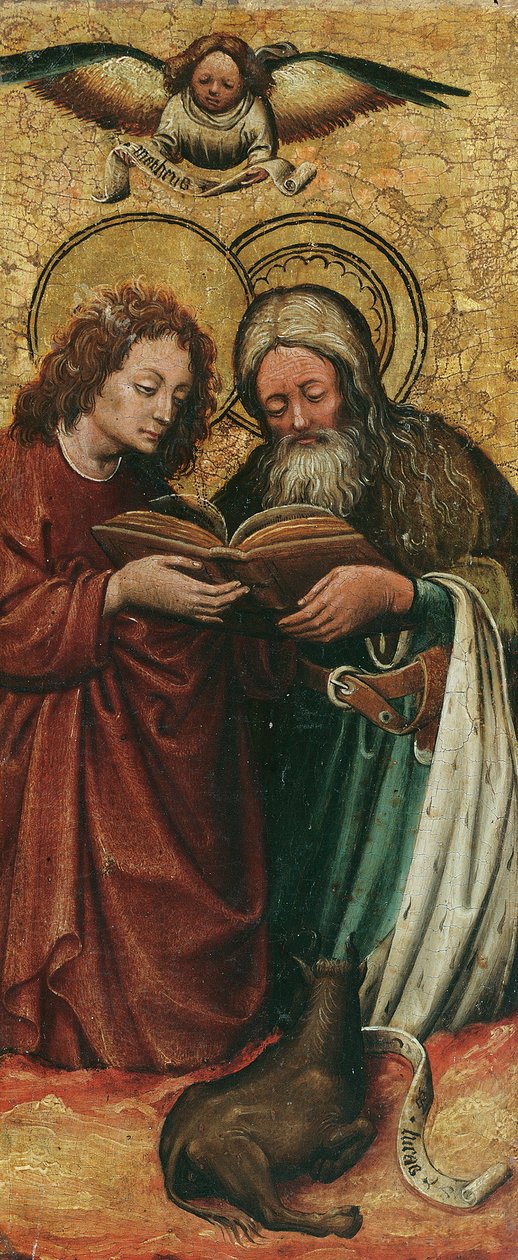 Evangelistler Matta ve Luka by Niederländischer Maler