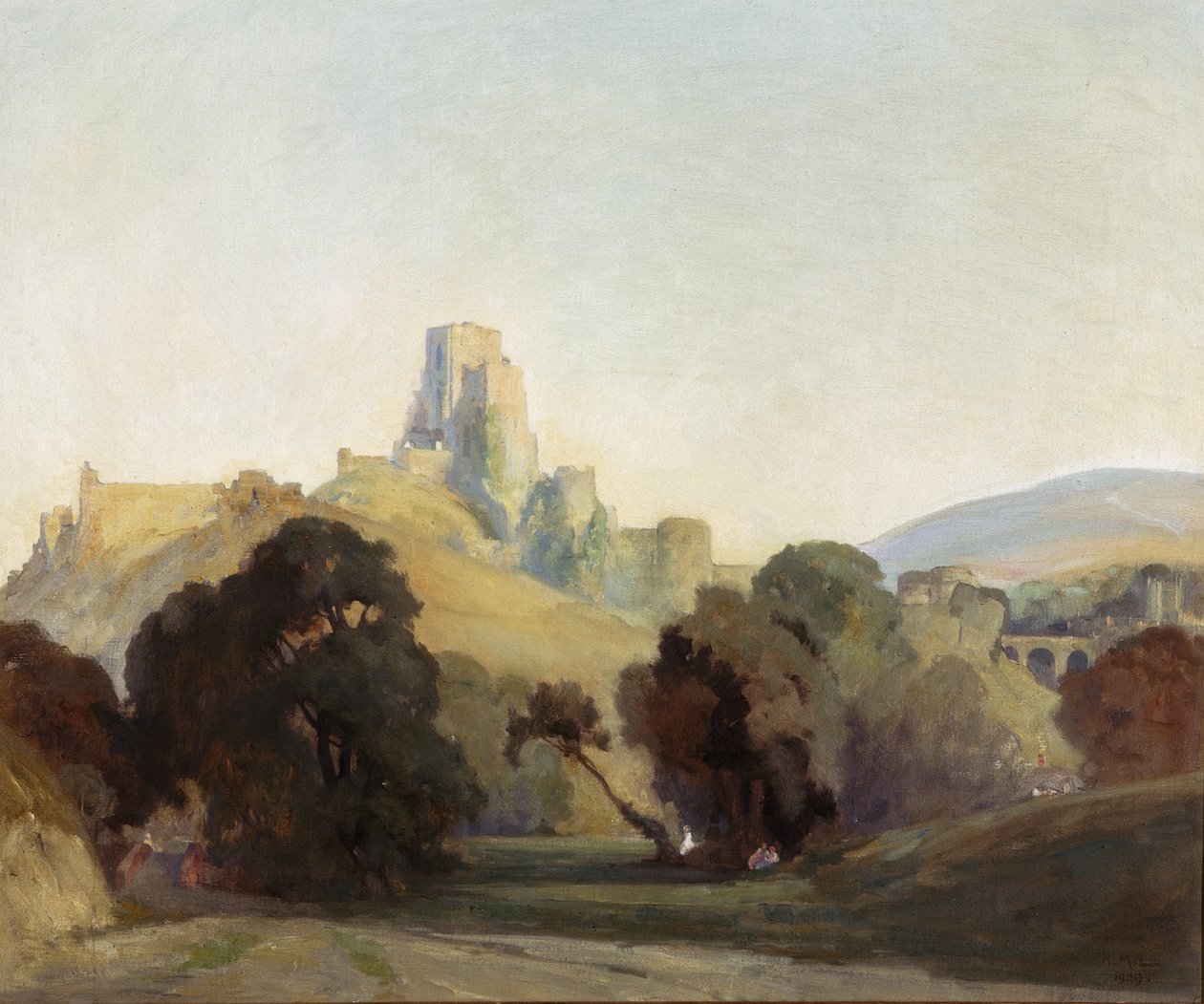ಕಾರ್ಫೆ ಕ್ಯಾಸಲ್, 1909 ಟರ್ಕ್ by Niels Moller Lund