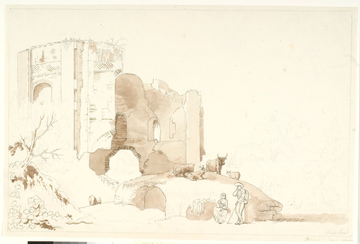 Diana Tapınağı, Baja Harabeleri by Niels Gundersen Lund