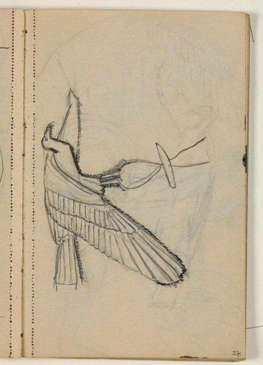 Kuşların çalışmaları, muhtemelen modele göre by Niels Larsen Stevns