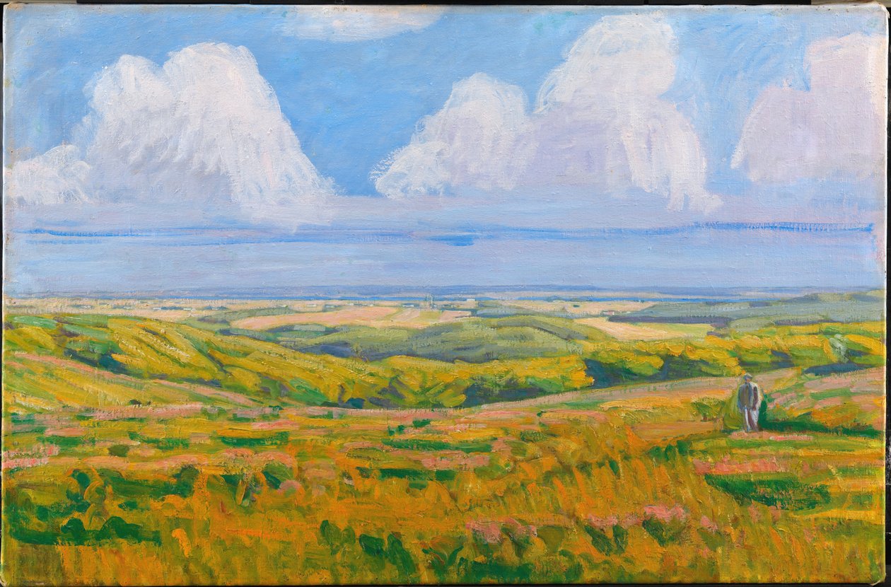 Korsdalen'den görünüm. Çekiç Tepeleri by Niels Larsen Stevns