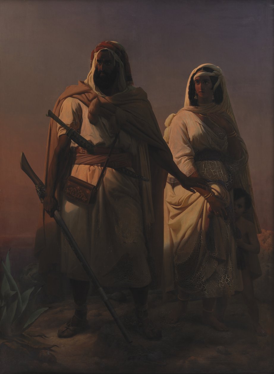 Çölde Bir Arap Ailesi by Niels Simonsen