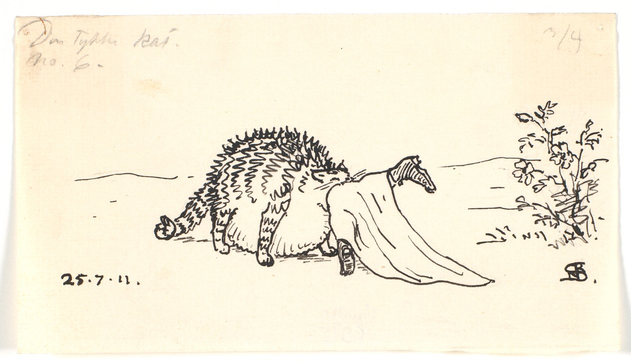 şişman kedi by Niels Skovgaard