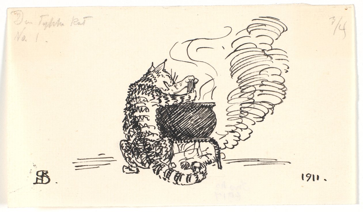 şişman kedi by Niels Skovgaard
