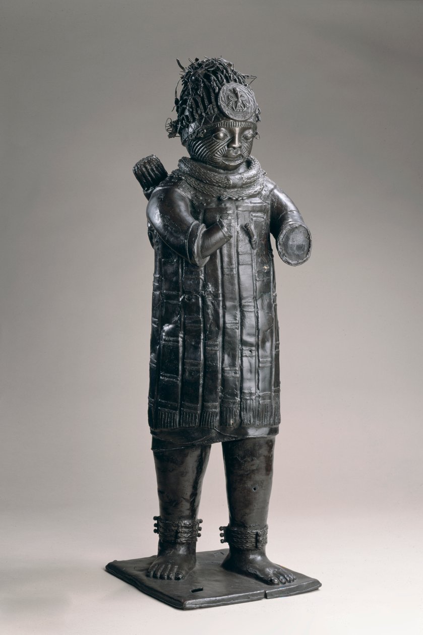 Bowman, Tsoede, 14. - 15. yüzyıl (kalay bronz) by Nigerian