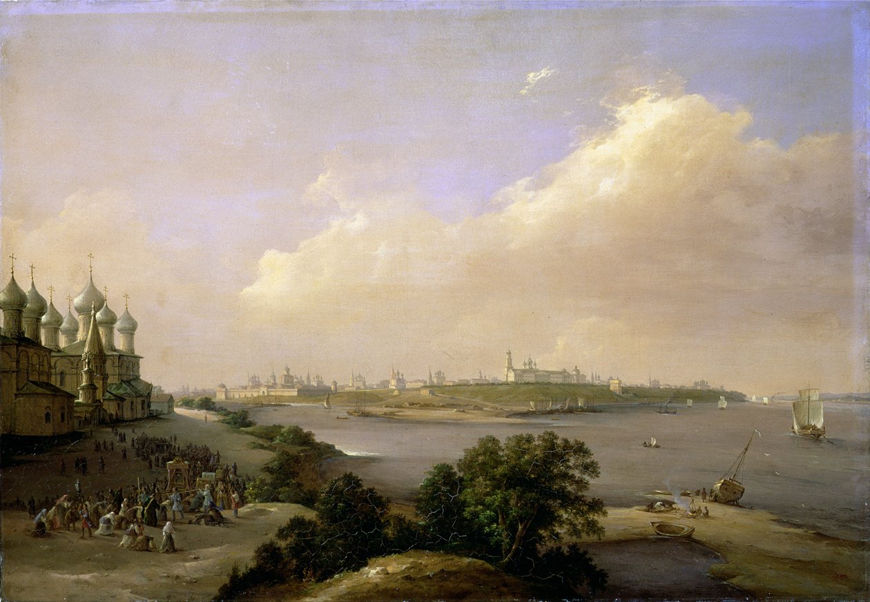Yaroslavl manzarası, Rusya, 1860 by Nikanor Grigor