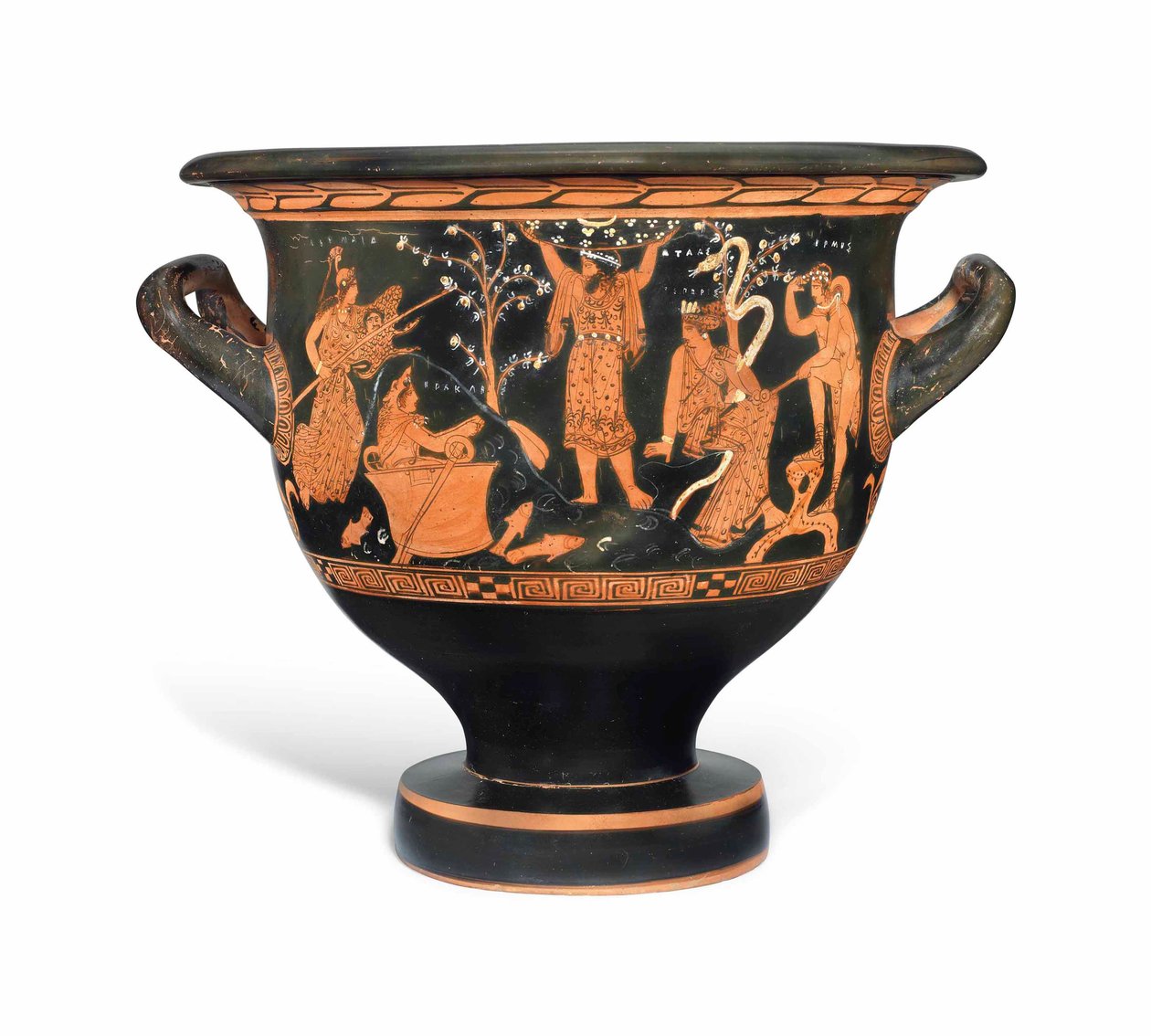 Tavan arası kırmızı figürlü çan krater, MÖ 410-400 dolayları by Nikias Painter