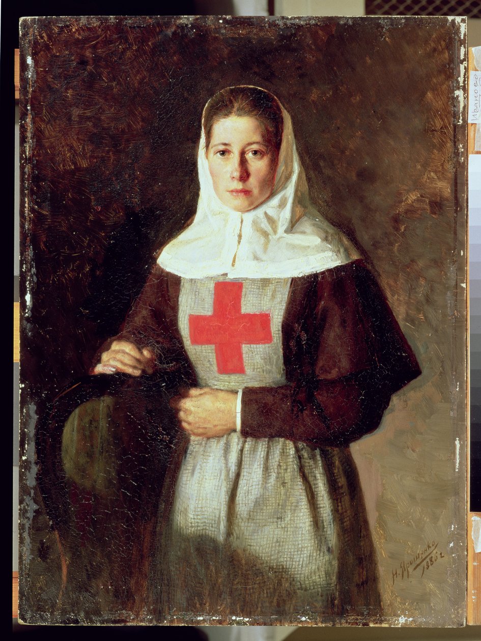 Bir Hemşire, 1886 by Nikolai Aleksandrovich Yaroshenko