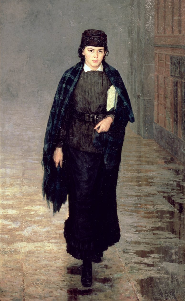 Bir Öğrenci, 1883 by Nikolai Aleksandrovich Yaroshenko