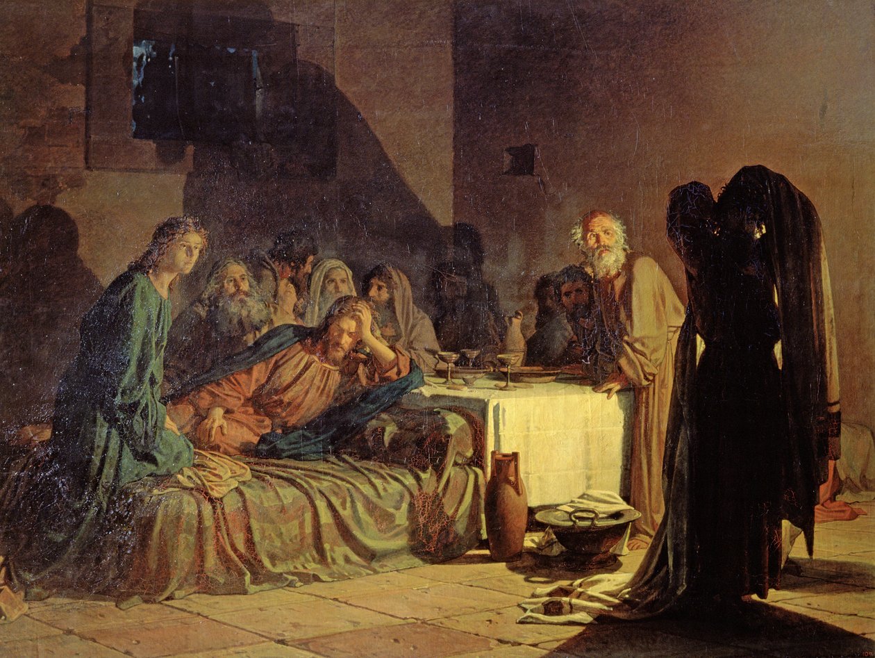 Son Akşam Yemeği, 1863 by Nikolai Nikolaevich Ge