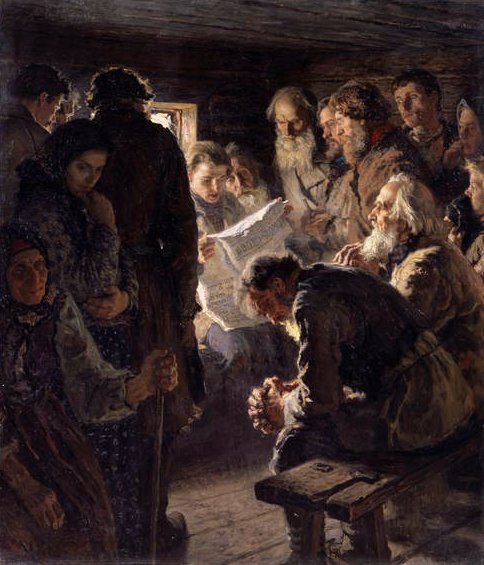 Savaştan Haberler, 1905 by Nikolai Petrovich Bogdanov Belsky