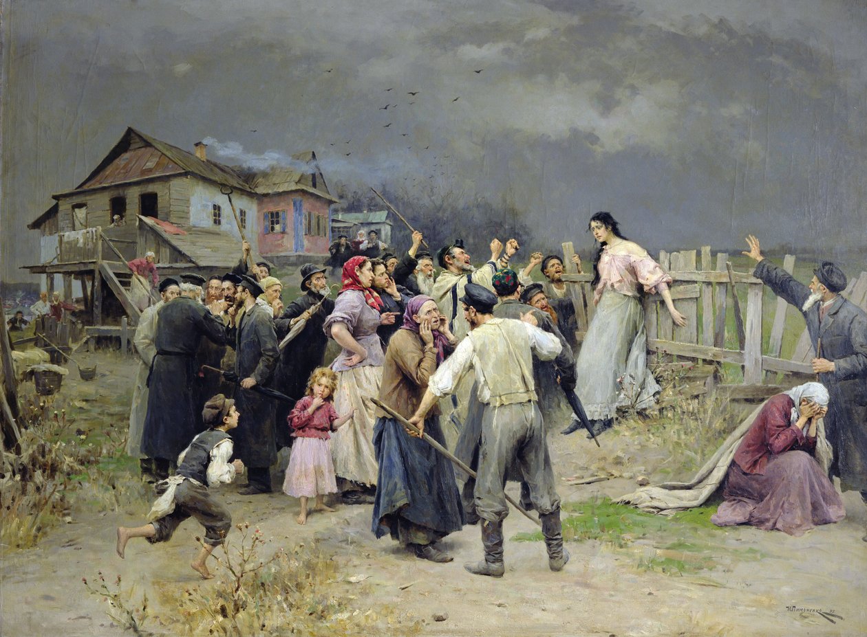 Fanatizmin kurbanı, 1899 by Nikolai Pimonenko