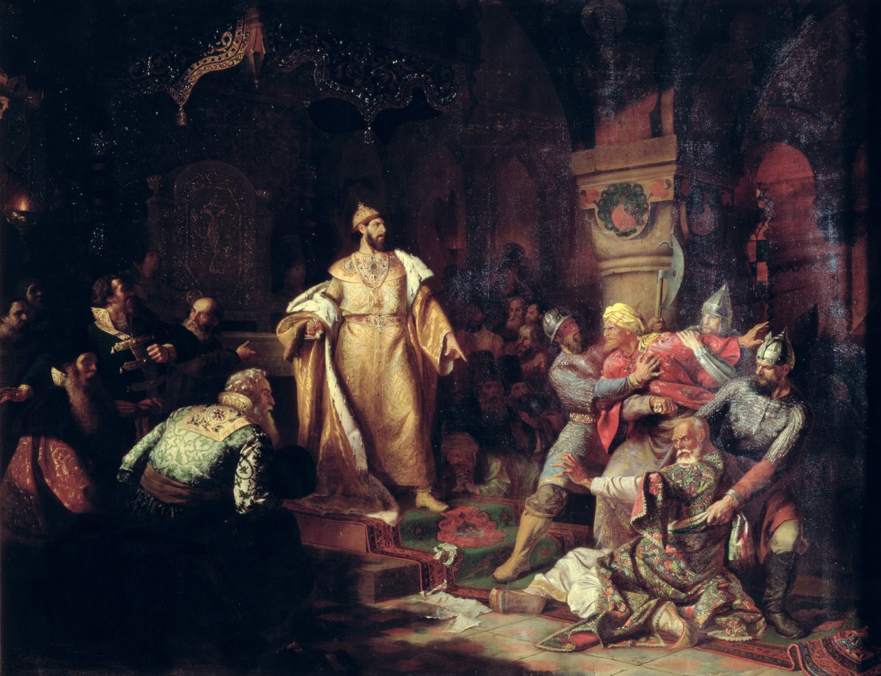 Çar İvan III (1440-1505) Tatar Han