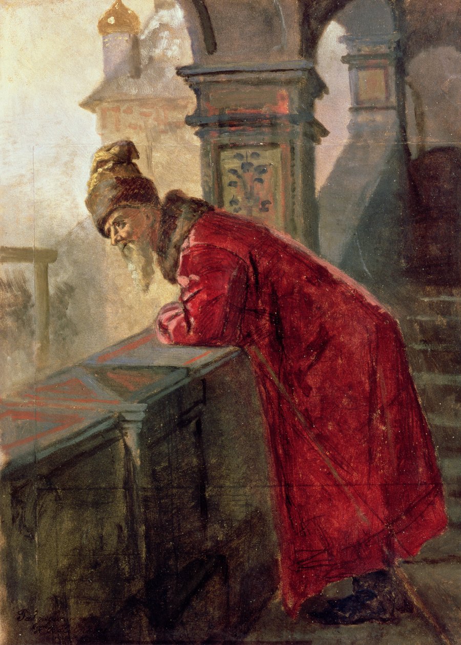 Verandada Boyar by Nikolai Vasilievich Nevrev