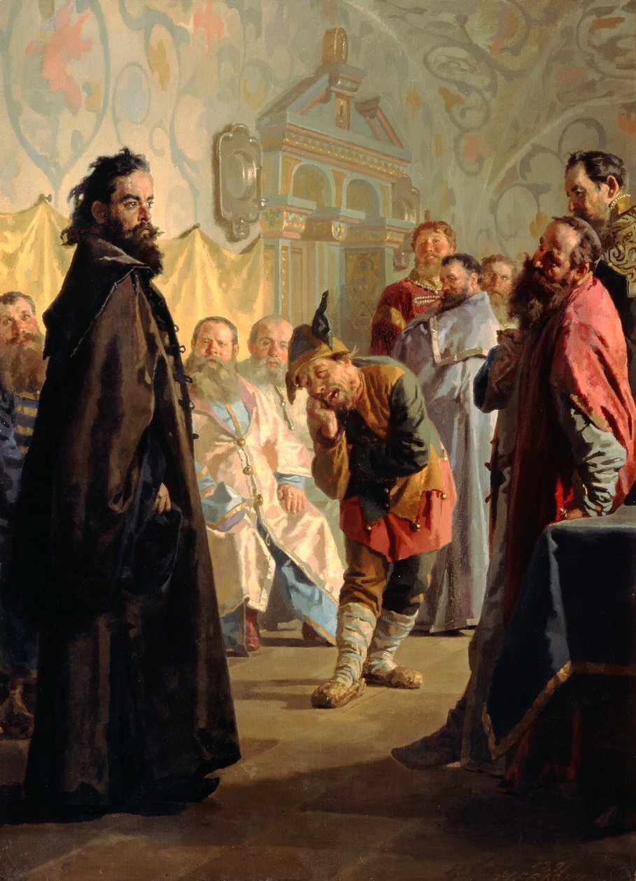 Rezil Boyar ve Soytarı, 1891 by Nikolai Vasilievich Nevrev