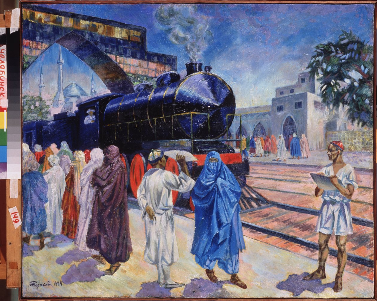 İlk tren. Orta Asya