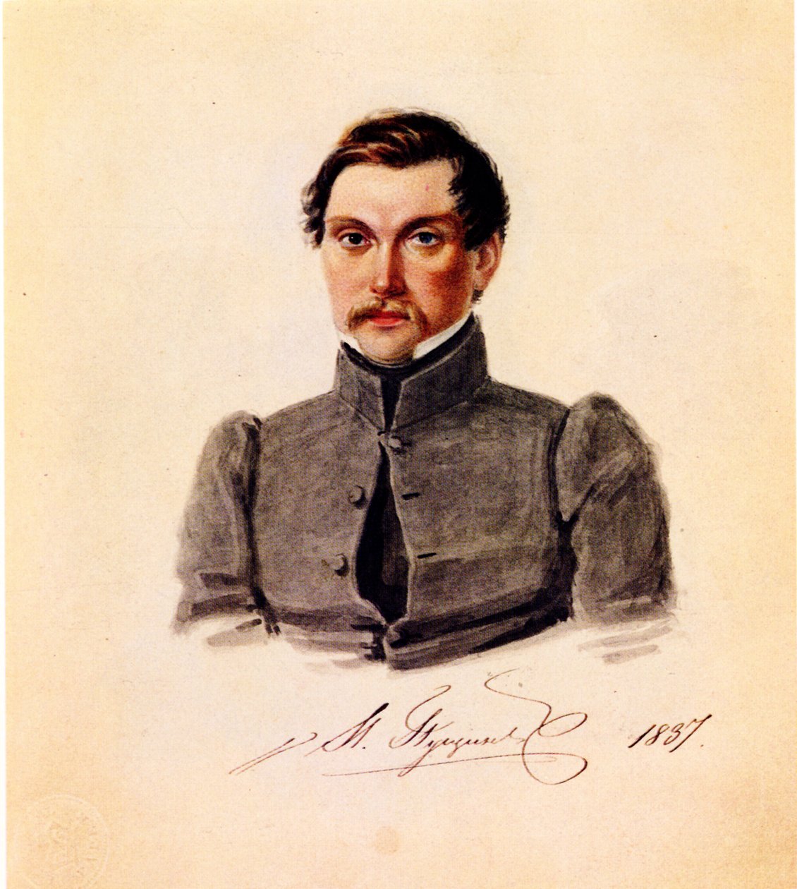 Portre OP Desmperist Ivan Bush 2-1, 5 by Nikolai Alexandrovich Bestuzhev