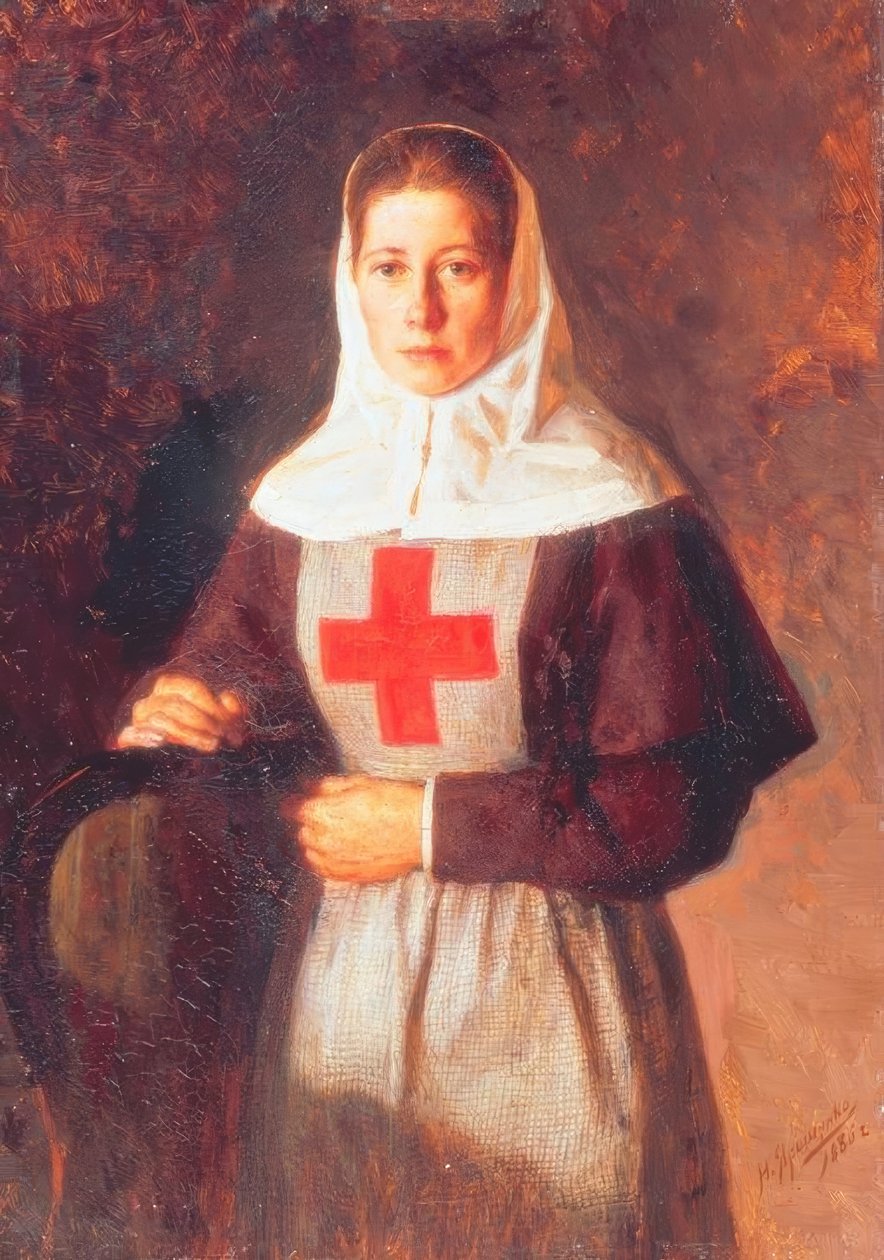 Bir hemşire by Nikolai Alexandrowitsch Jaroschenko