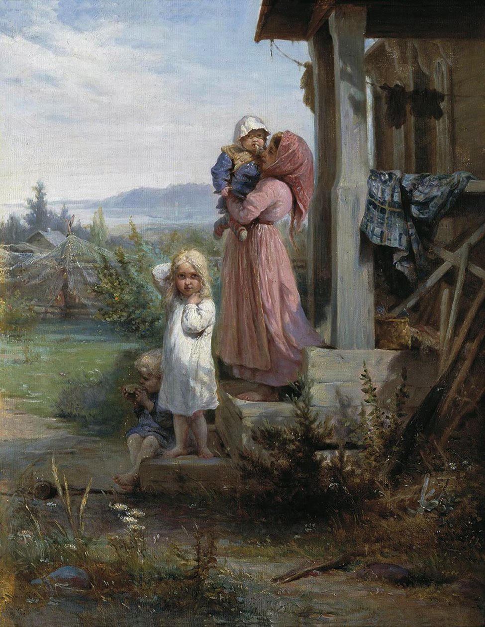 Bir köyde sabah, 1880