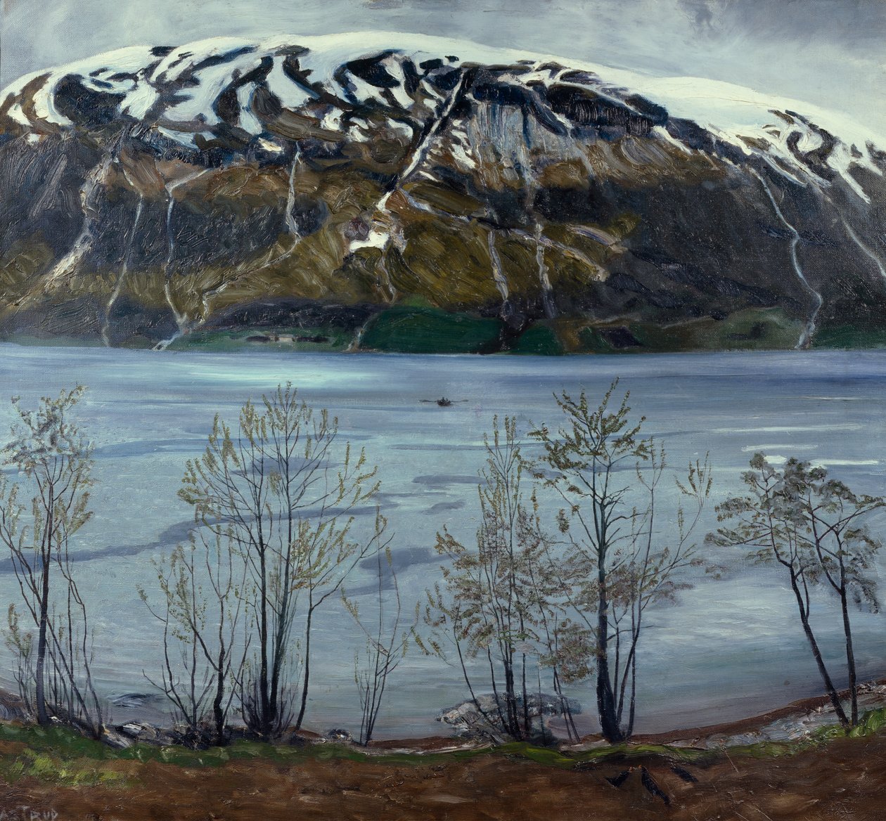gri bahar akşamı by Nikolai Astrup