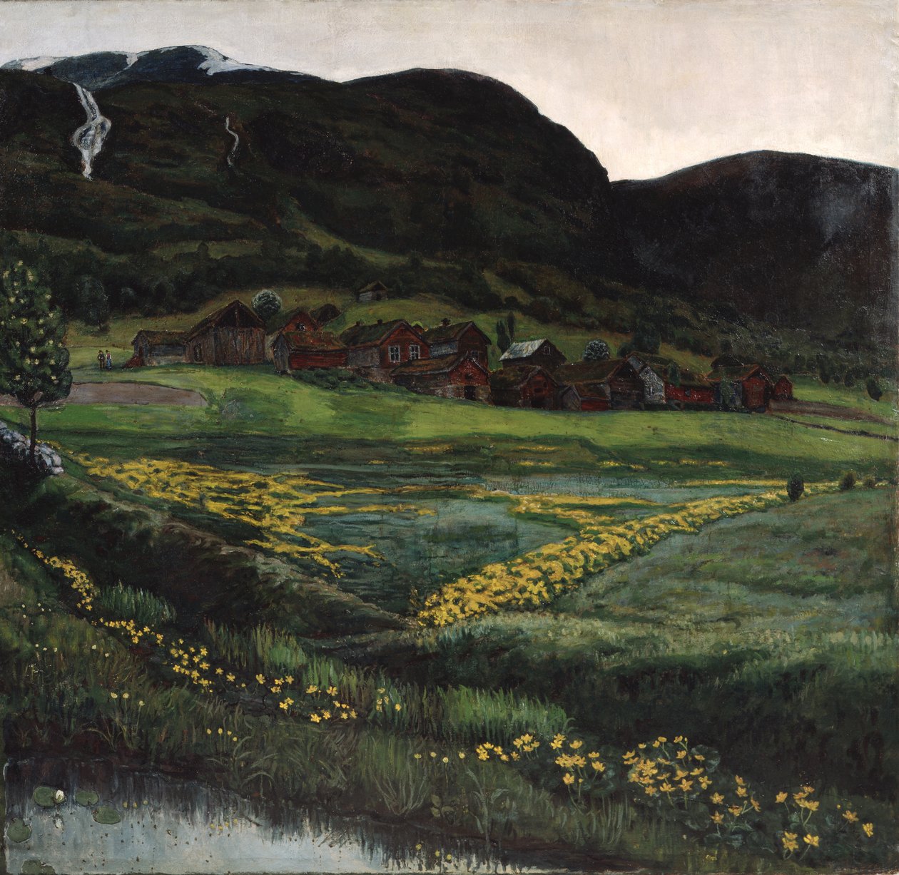 Haziran gecesi ve düğün çiçeği gecesi by Nikolai Astrup