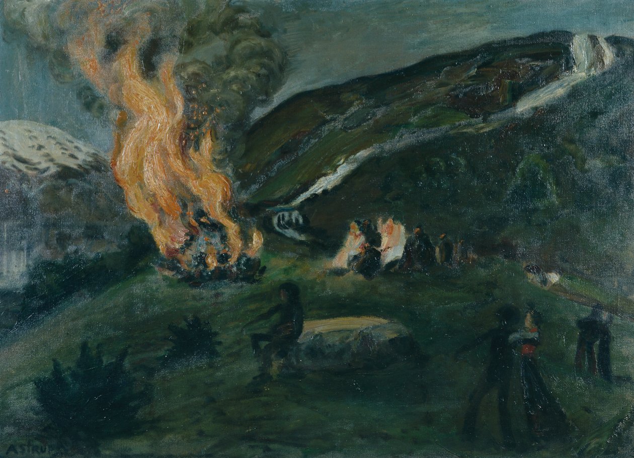 yaz ortası ateşi by Nikolai Astrup