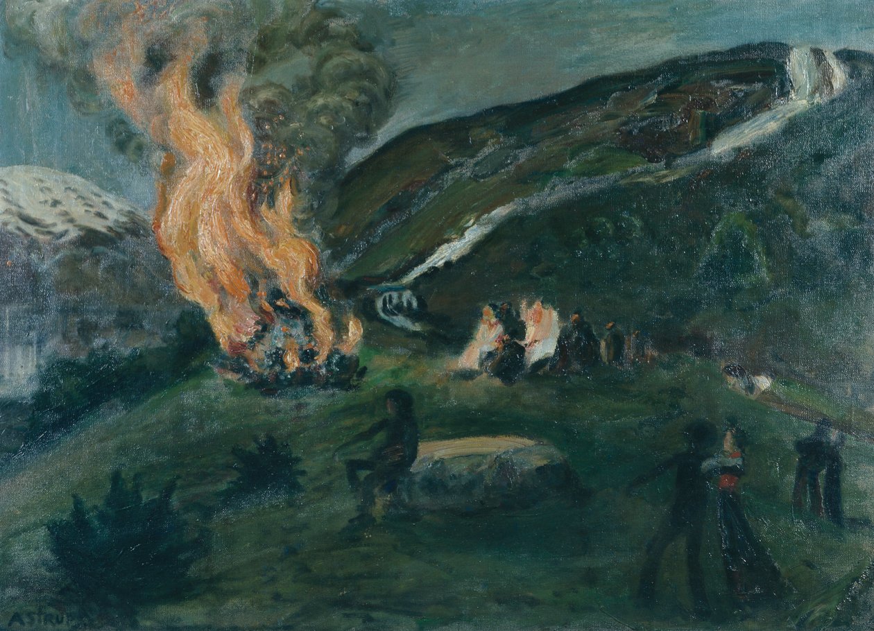 yaz ortası ateşi by Nikolai Astrup