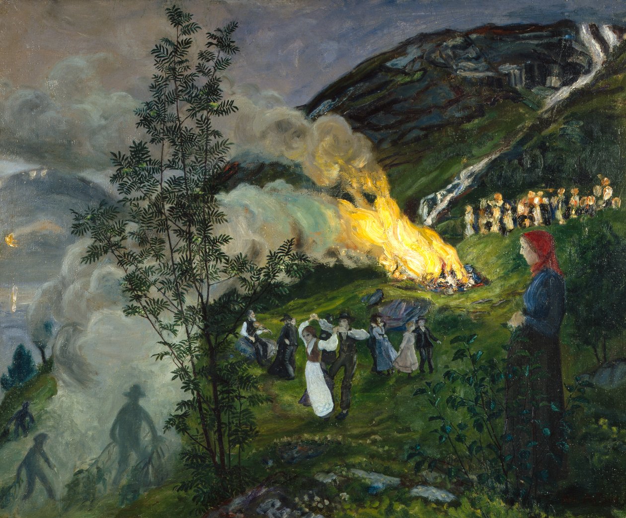 yaz ortası ateşi by Nikolai Astrup