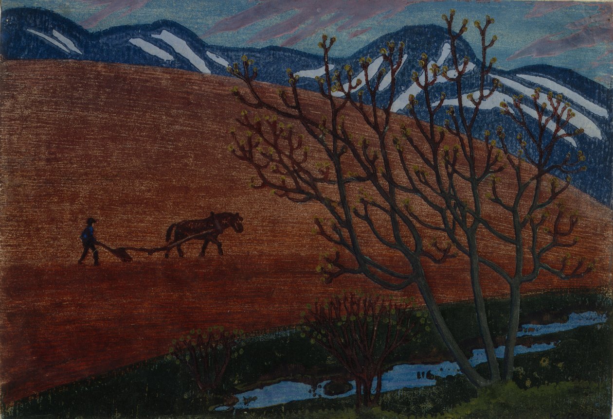 Pullukçu (tuval üzerine yağlı boya) by Nikolai Astrup