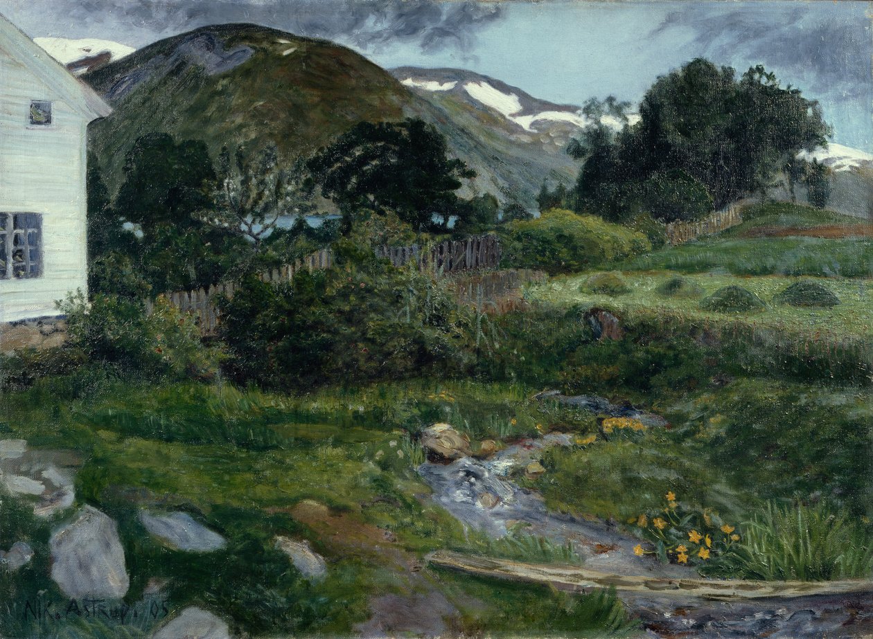 Papaz yeri, Jølster (Joelster) by Nikolai Astrup