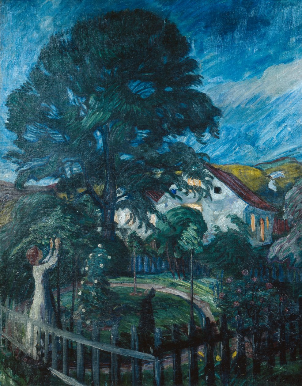 Büyük dişbudak ağacının altında by Nikolai Astrup