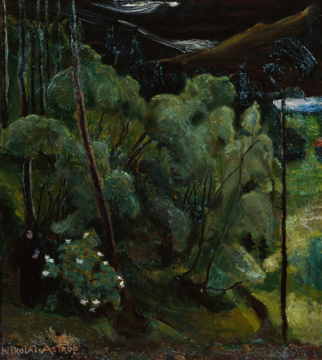 ormandaki kadın by Nikolai Astrup