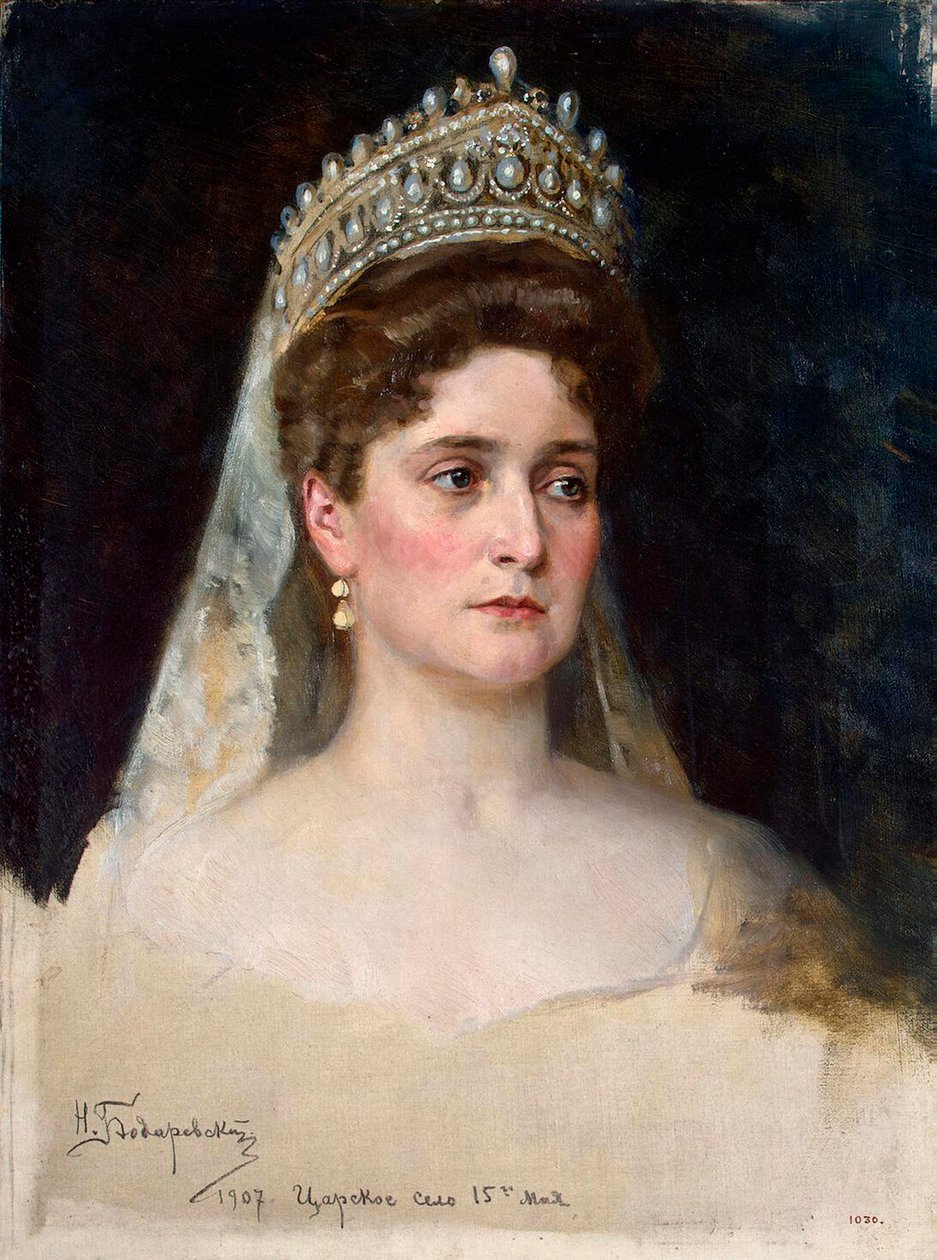 Çariçe Aleksandra Fyodorovna, 1907. by Nikolai Bodarevsky