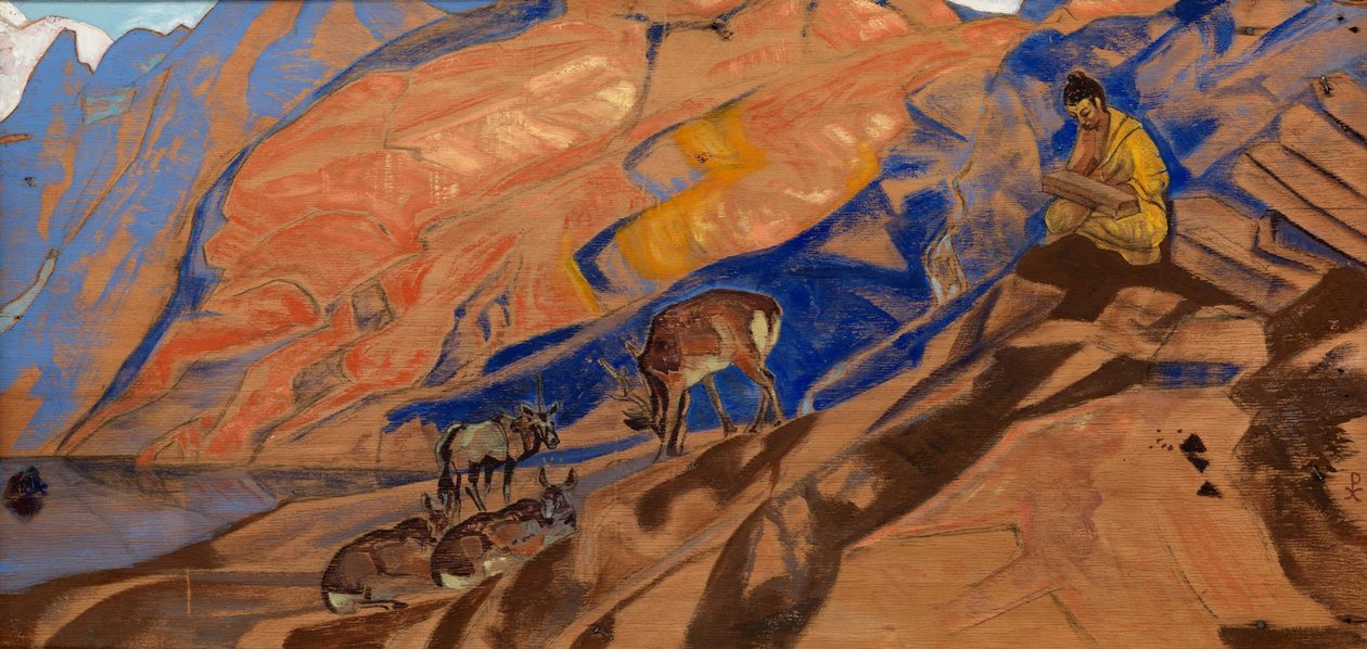 Öğretmenin Emirleri, 1927 by Nikolai Konstantinowitsch Roerich