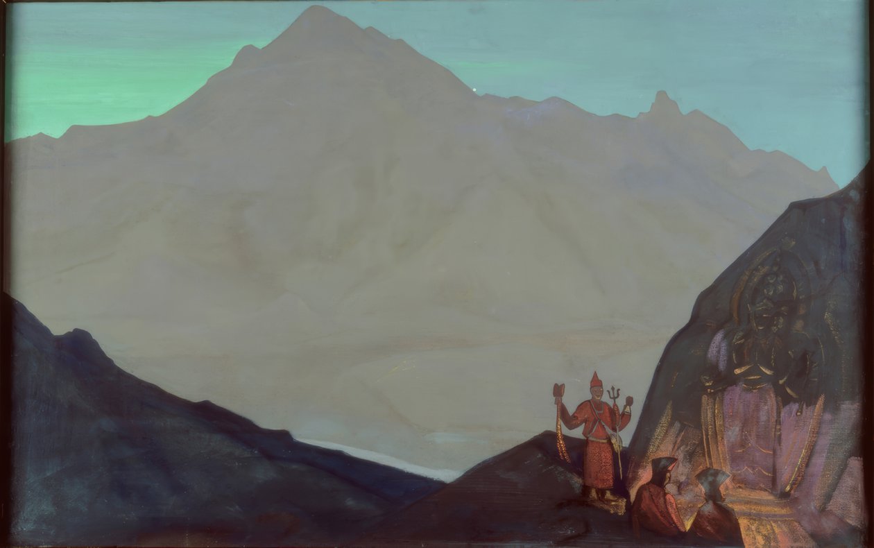 N.K.Roerich, Chenrezig, Batı Tibet by Nikolai Konstantinowitsch Roerich