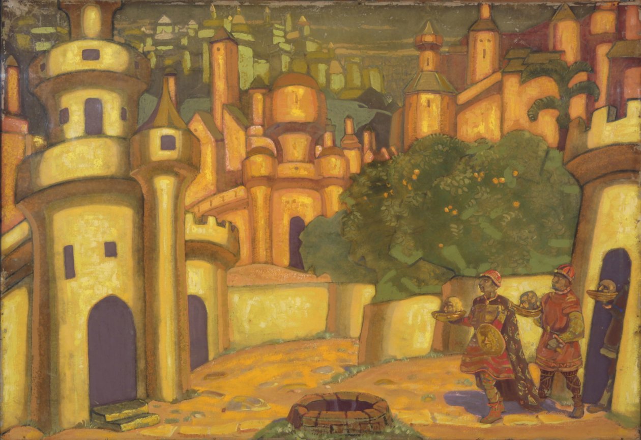 Teklifler, 1910 by Nikolai Konstantinowitsch Roerich