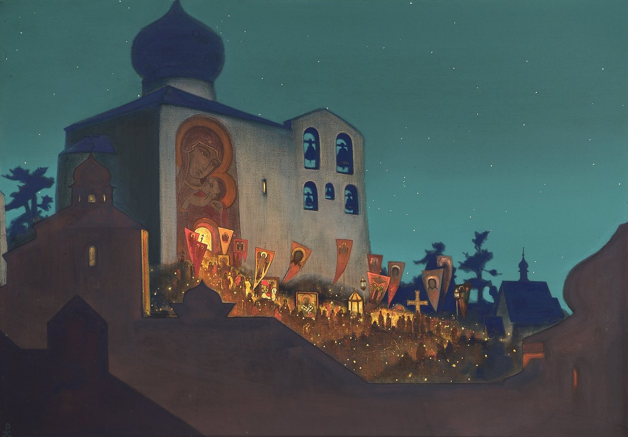 Rus Paskalyası, 1924 by Nikolai Konstantinowitsch Roerich