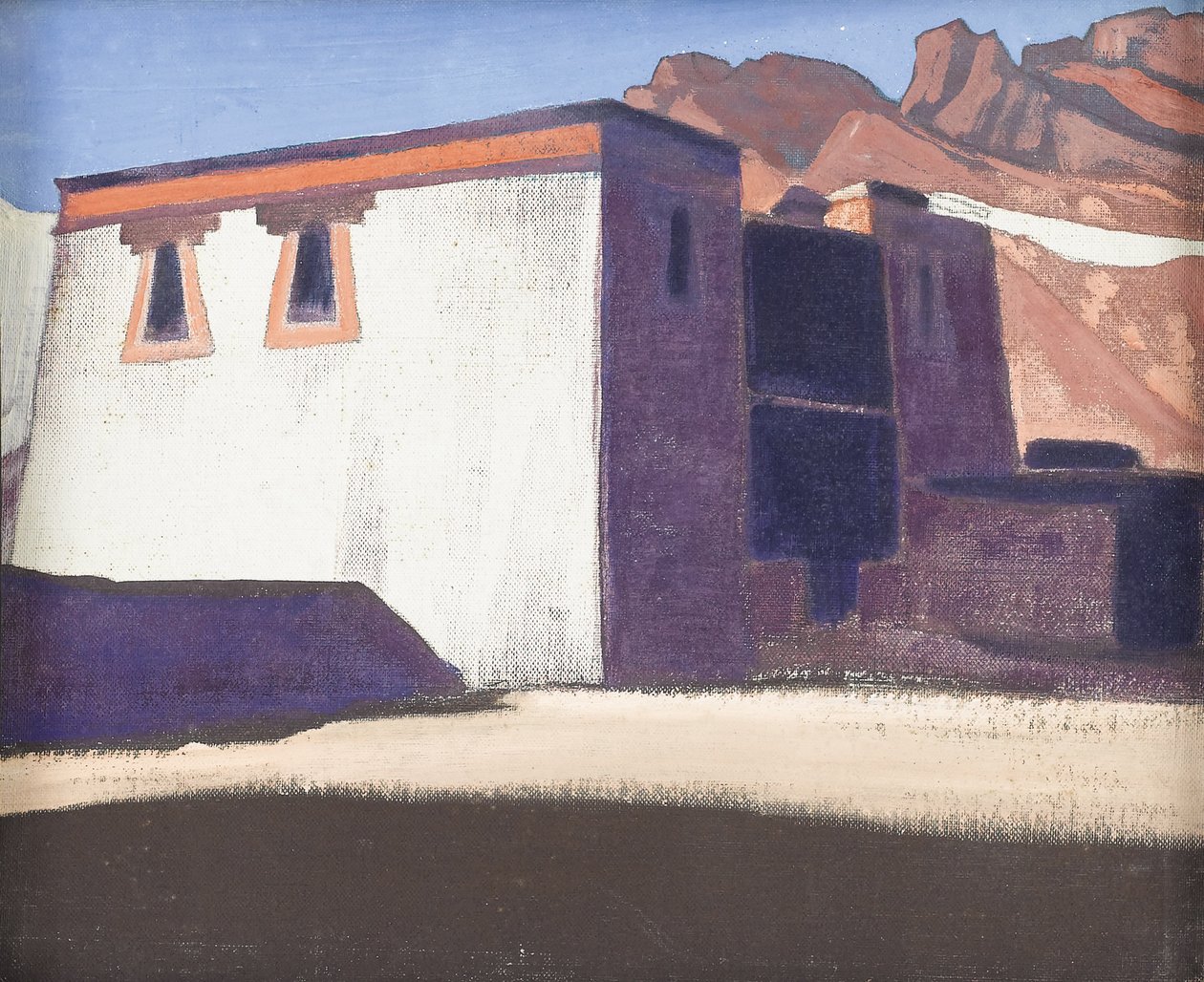 Sharugon Manastırı, Tibet, 1928 by Nikolai Konstantinowitsch Roerich