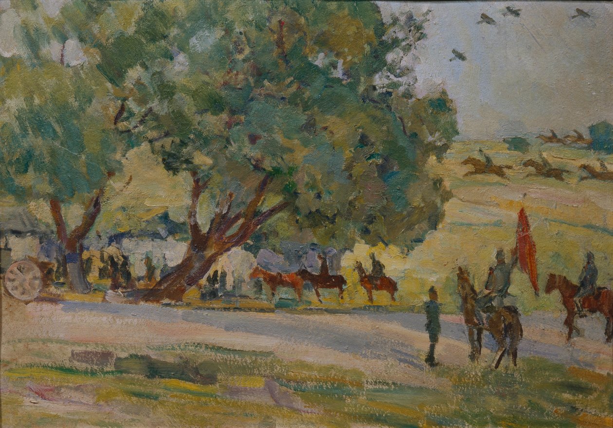 Moskova yakınlarındaki manevralar, 1930-1933 by Nikolai Pavlovich Ulyanov