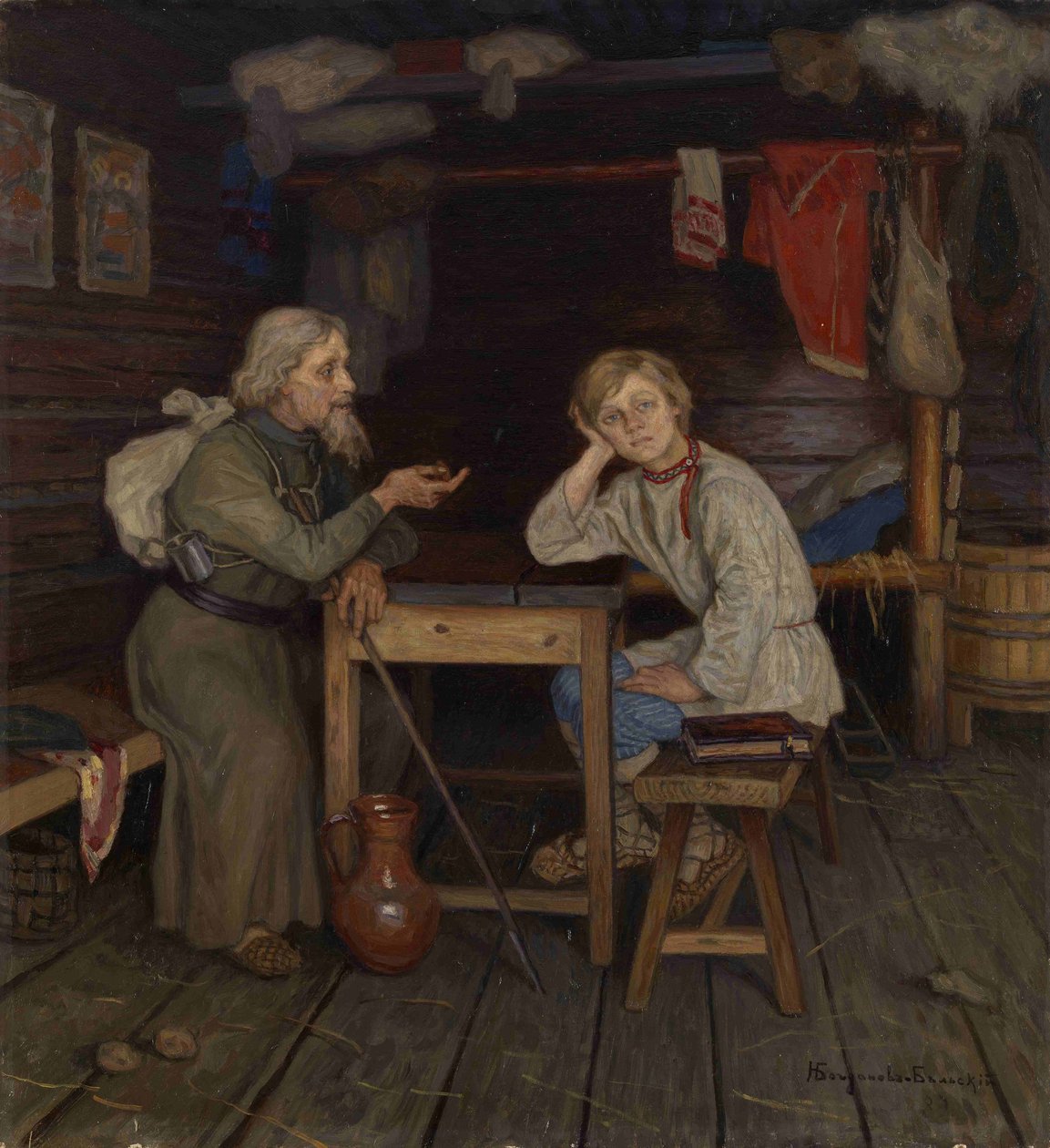 Genç Keşiş, 1889 by Nikolai Petrovich Bogdanov Belsky