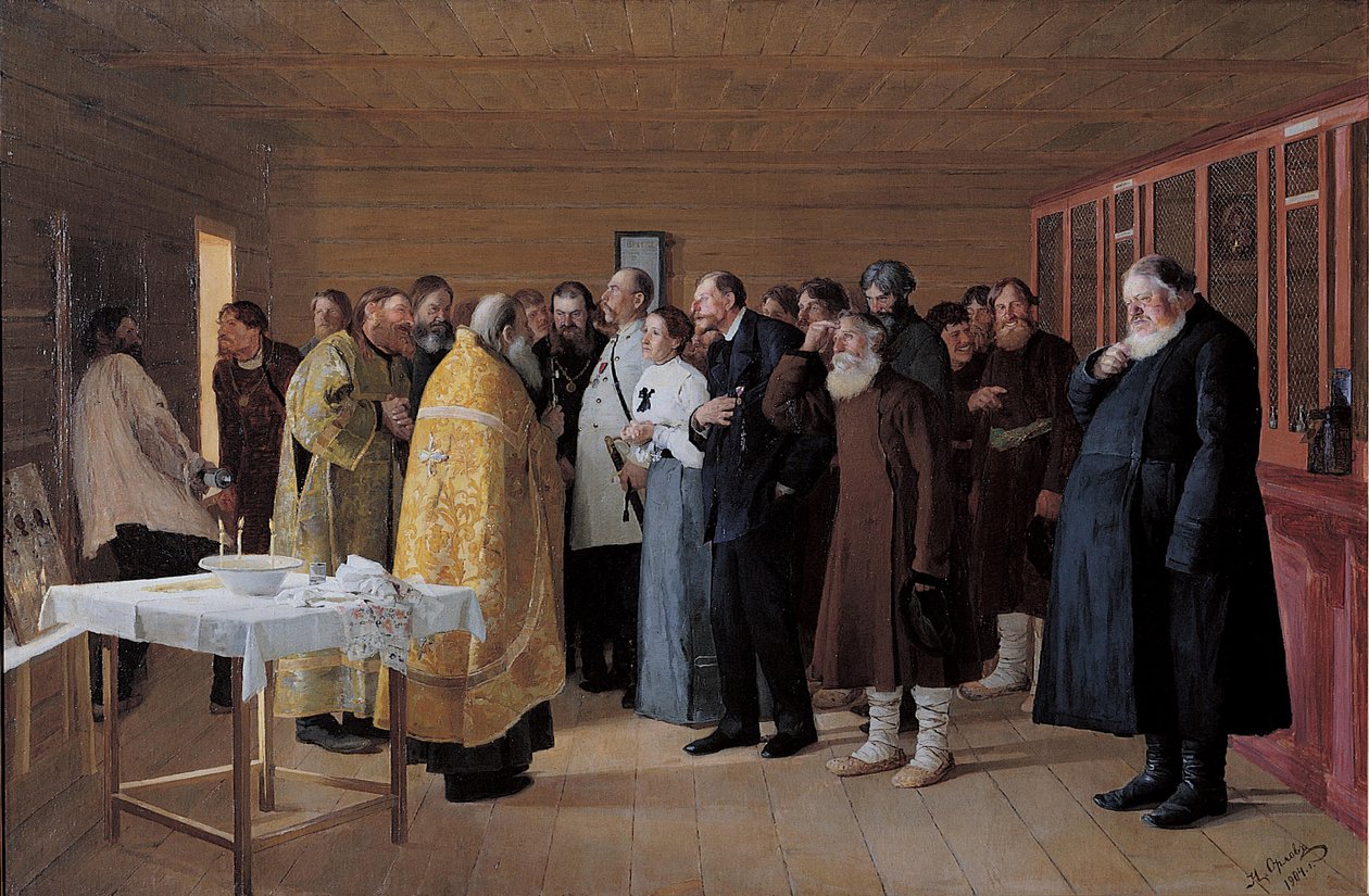 Votka Dükkanının Kutsanması, 1904 by Nikolai Vasilievich Orlow