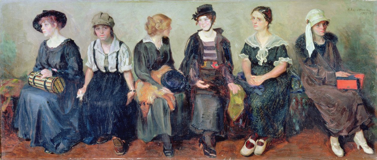 Aktörler Grubu, 1913-24 by Nikolaj Alekseevich Kasatkin