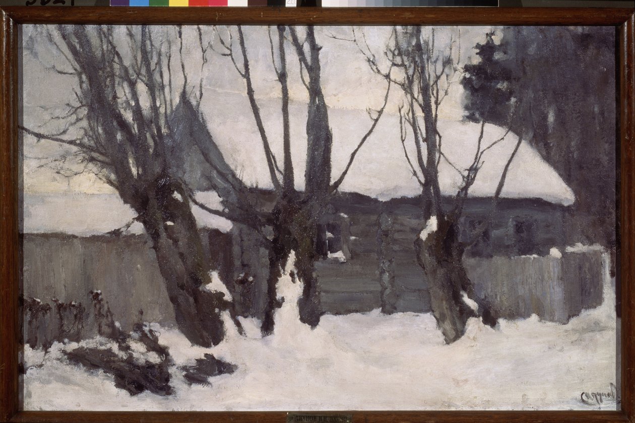 Hiver. Peinture de Nikolai Nikolyevich Sapunov (Sapounov) (1880-1912), huile sur toile by Nikolaj Nikolaevic Sapunov
