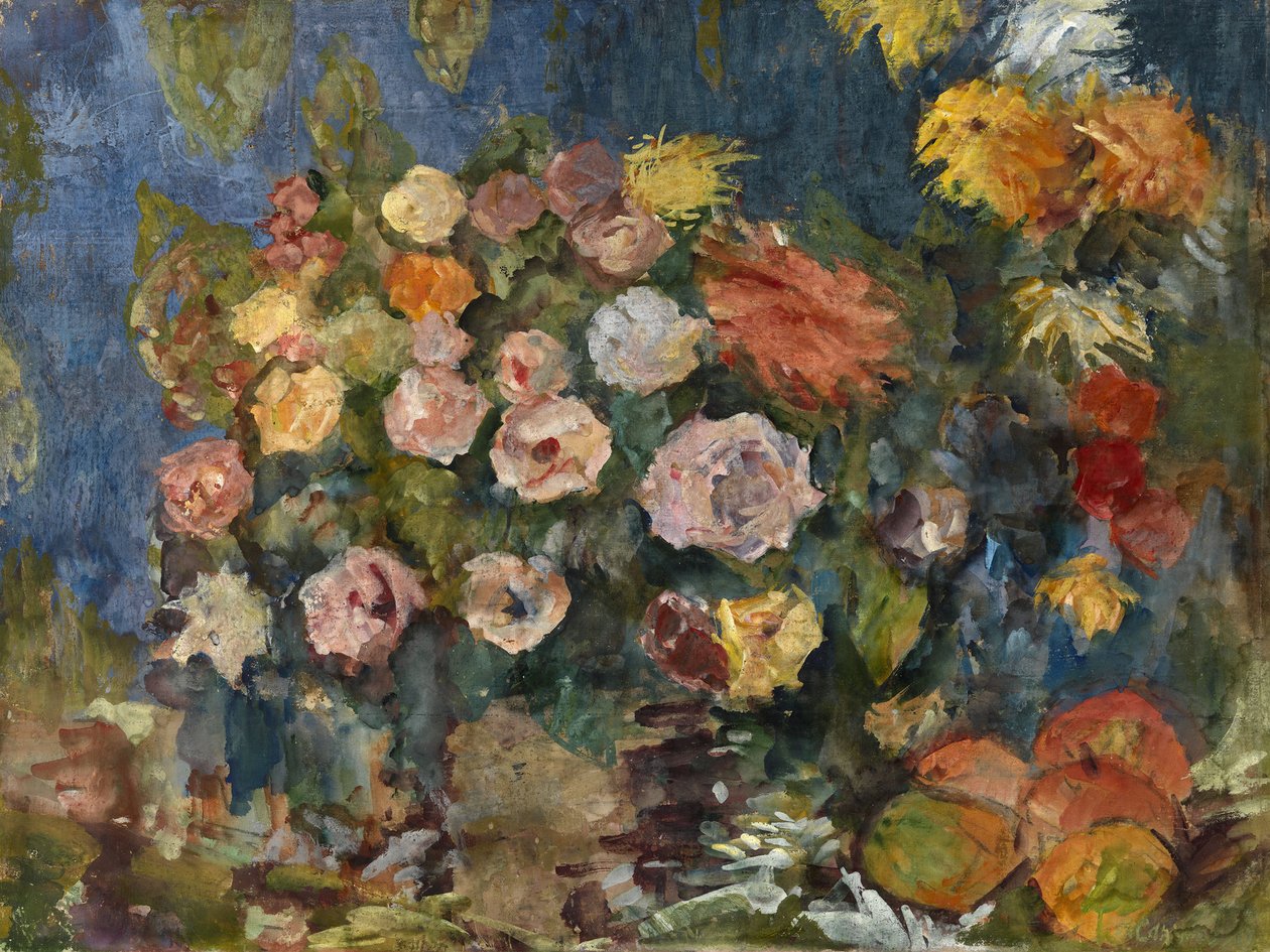 Çiçekler ve Meyveli Natürmort, 1907 by Nikolaj Nikolaevic Sapunov
