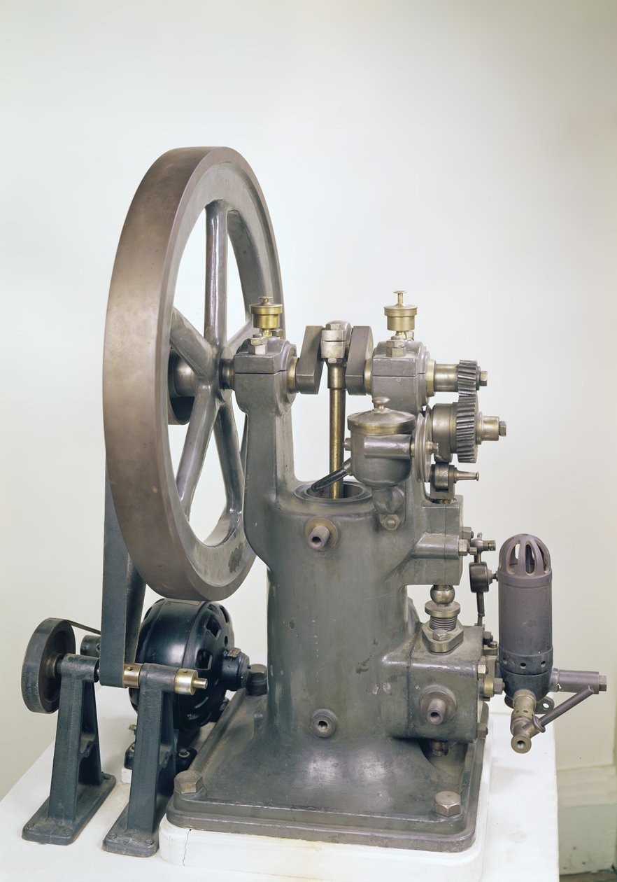 İçten yanmalı motor, 1876 (karışık ortam) by Nikolaus Otto