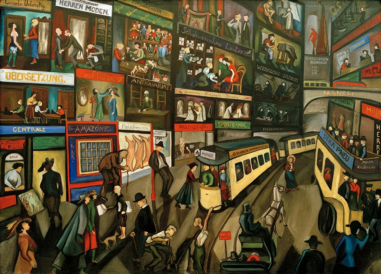 Berlin sokak sahnesi by Nikolaus Braun