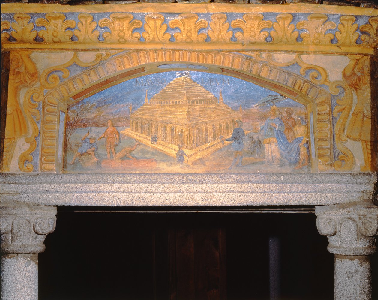 Halikarnas Mozolesi, 'Dünyanın Harikaları Kuyusu'ndan ('Pozzo delle Meraviglie'), 1669-73 by Nikolaus Schiel