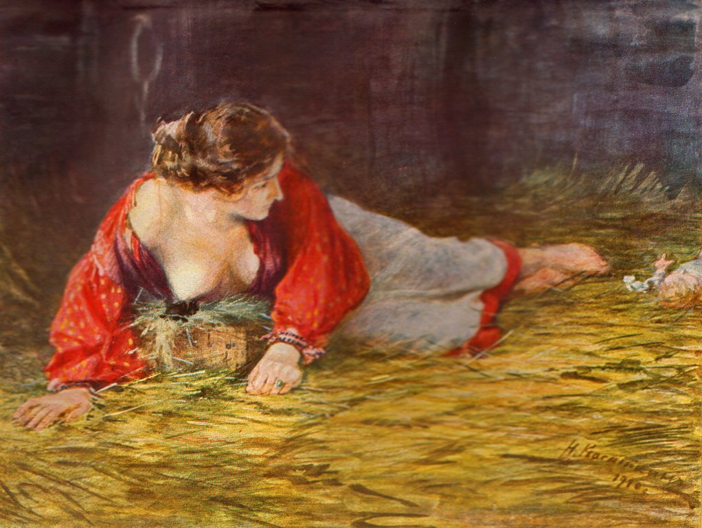 Sütnine by Nikolaj Alekseevich Kasatkin