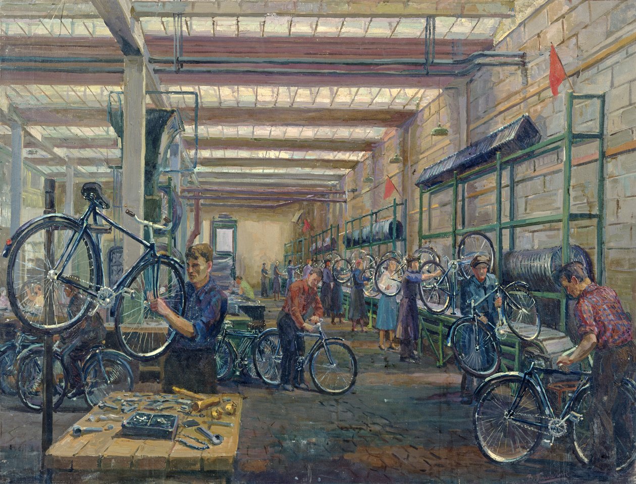 Moskova Döngüsü İşleri, c.1930 by Nikolay Vassilyevich Pinegin